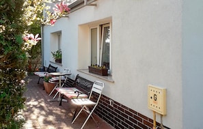 outside