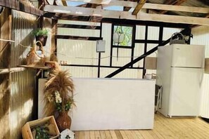 Communal Fridge in the Greenhouse 