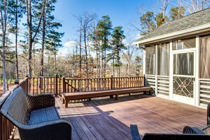 Furnished Deck | Large Backyard | On-Site Trails