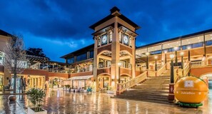 The Hub Mall in Karen. Its 10 minutes from the apartment 