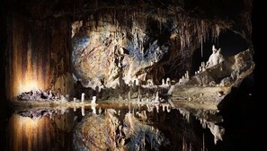 The Lava River Cave near Bend, Oregon, is part of the Newberry National Volcanic Monument. At 5,211 feet in length, the northwest section of the cave is the longest continuous lava tube in Oregon.-