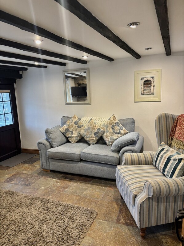 Lounge with open fire