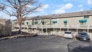 Entrance from parking