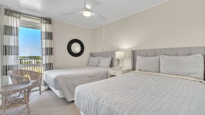Two full size beds for additional guests or children.