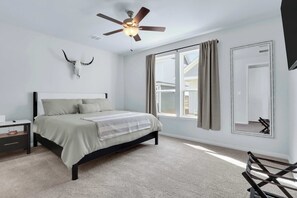 Sleep soundly on lush bedding in each room 