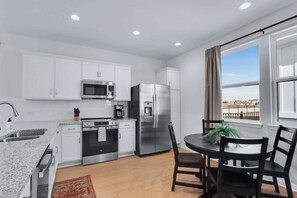 Prepare your favorite meals in the full kitchen 