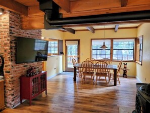 Dining table with seating for 6