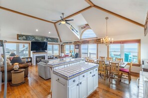 Top Level Kitchen and Living Area