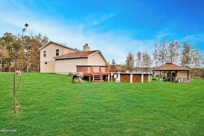 Back of house and pool