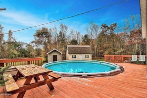Private above ground pool