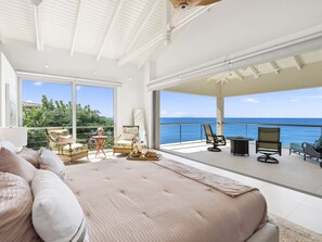 Upper Level Master Bedroom and Patio