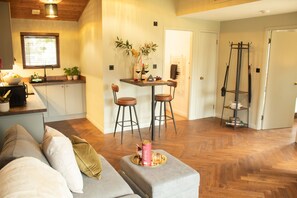 Living space at Fraser Cottage in The Cairngorms