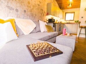 Chess game at Fraser cottage near Aviemore