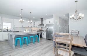 Open Living Space with Dining Area for Eight