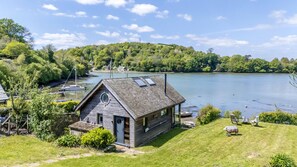 Boathouse accommodating 2 guests situated in the garden