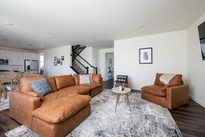 Comfortable couch seating for groups