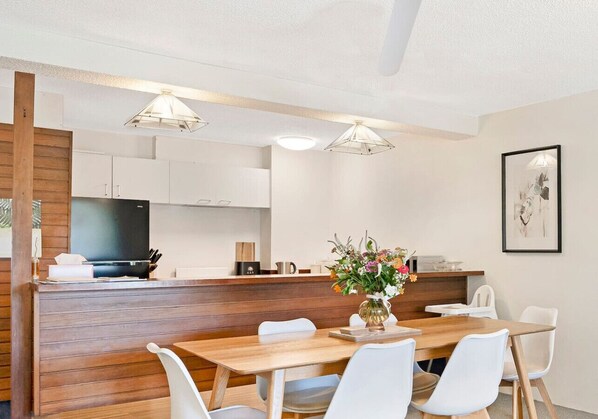 Open plan Kitchen and Dining area