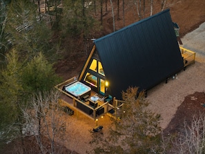 Drone photos at dawn catch the best amenities in their best light.