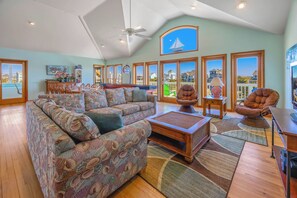 Surf or Sound Realty - 1220 - Horizons - Great Room -1