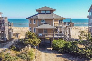 Surf or Sound Realty - 1222 - Beachfront Bliss - Exterior -1