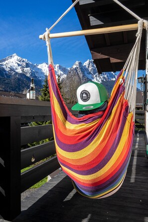 Blick vom Balkon