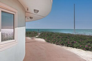 Spectacular and unique oceanfront home with large private beach