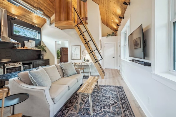 Living Room, Kitchen, and Loft