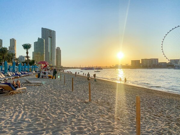 Beachfront Bliss: Embrace stunning sunset views and vibrant beach life right at your doorstep!