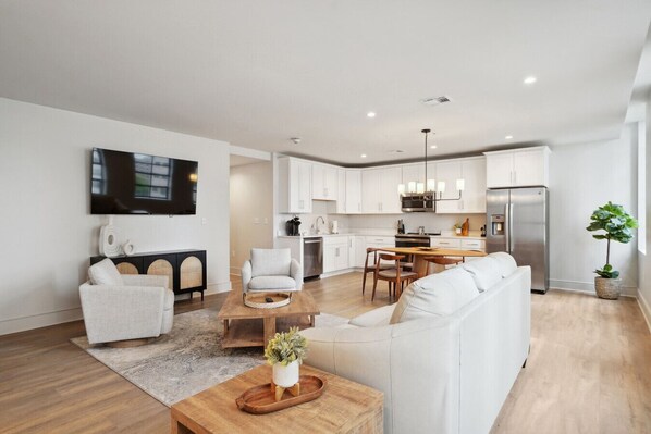 Open Floor Concept Living Room