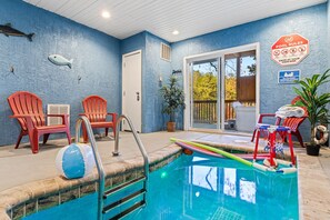 Take a swim, rain or shine—your private pool is always ready.