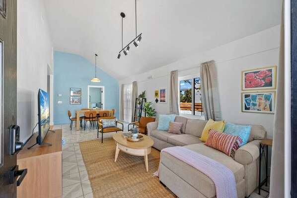 Bright, stylish, and cozy retreat