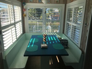 Dining Area with a Canal view