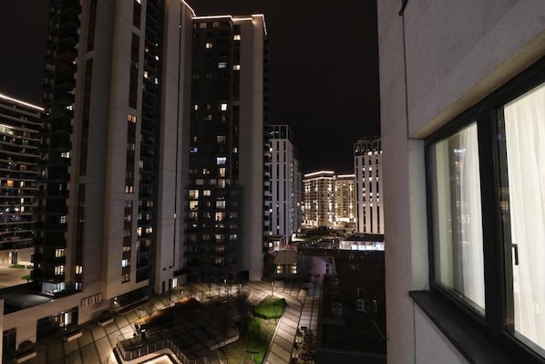 Vue depuis lâhĂ©bergement