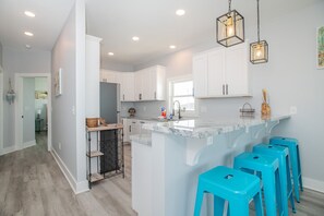 Gourmet Kitchen and Countertop Seating