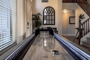 Game On! Challenge your friends and family to a round of shuffleboard in the game room.