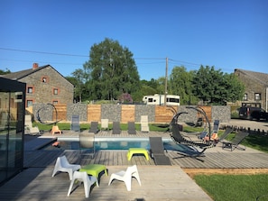 Piscine maison de vacances