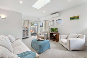 Sunken comfortable lounge