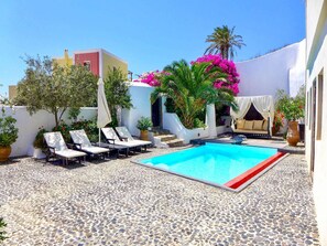 Schwimmbad des Ferienhauses