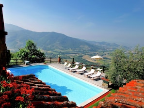 Piscine maison de vacances