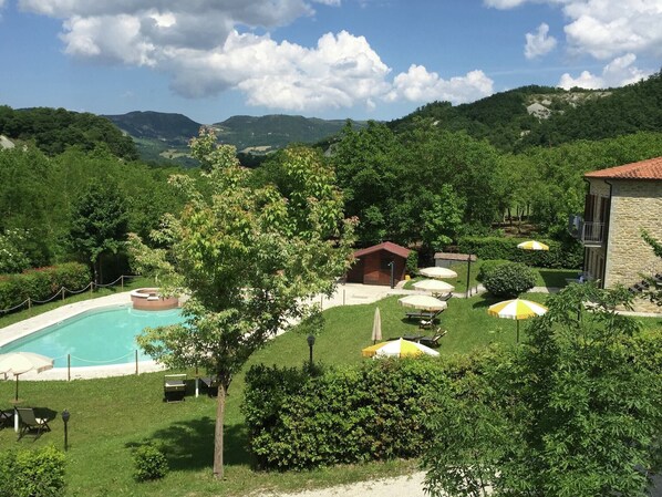 Schwimmbad des Ferienhauses