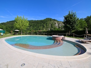 Schwimmbad des Ferienhauses