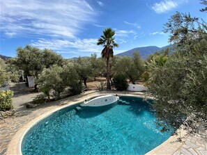 Schwimmbad des Ferienhauses