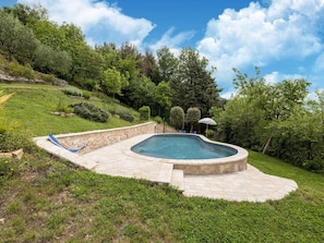 Schwimmbad des Ferienhauses
