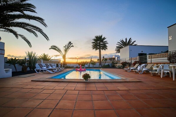 Schwimmbad des Ferienhauses