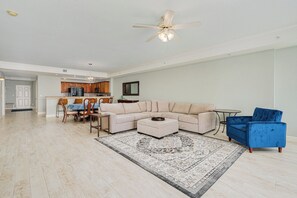 Cozy Sectional and Smart TV