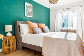 Luxurious bedrooms with soft, hotel-quality sheets and plush duvets.