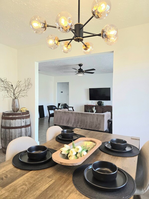Dining and living room 