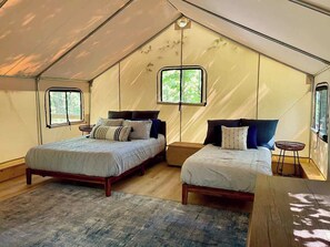 Rejuvenate fully with 2 beds and a sleeper sofa