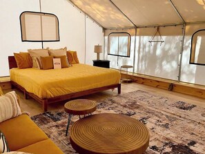 Sleeper sofa inside as well