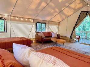 Fully covered porch